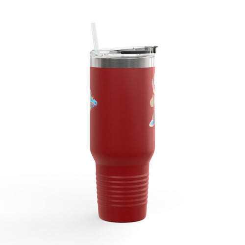Pandín Funny Quote 40oz Travel Mug | Insulated Tumbler, Spill‑Resistant