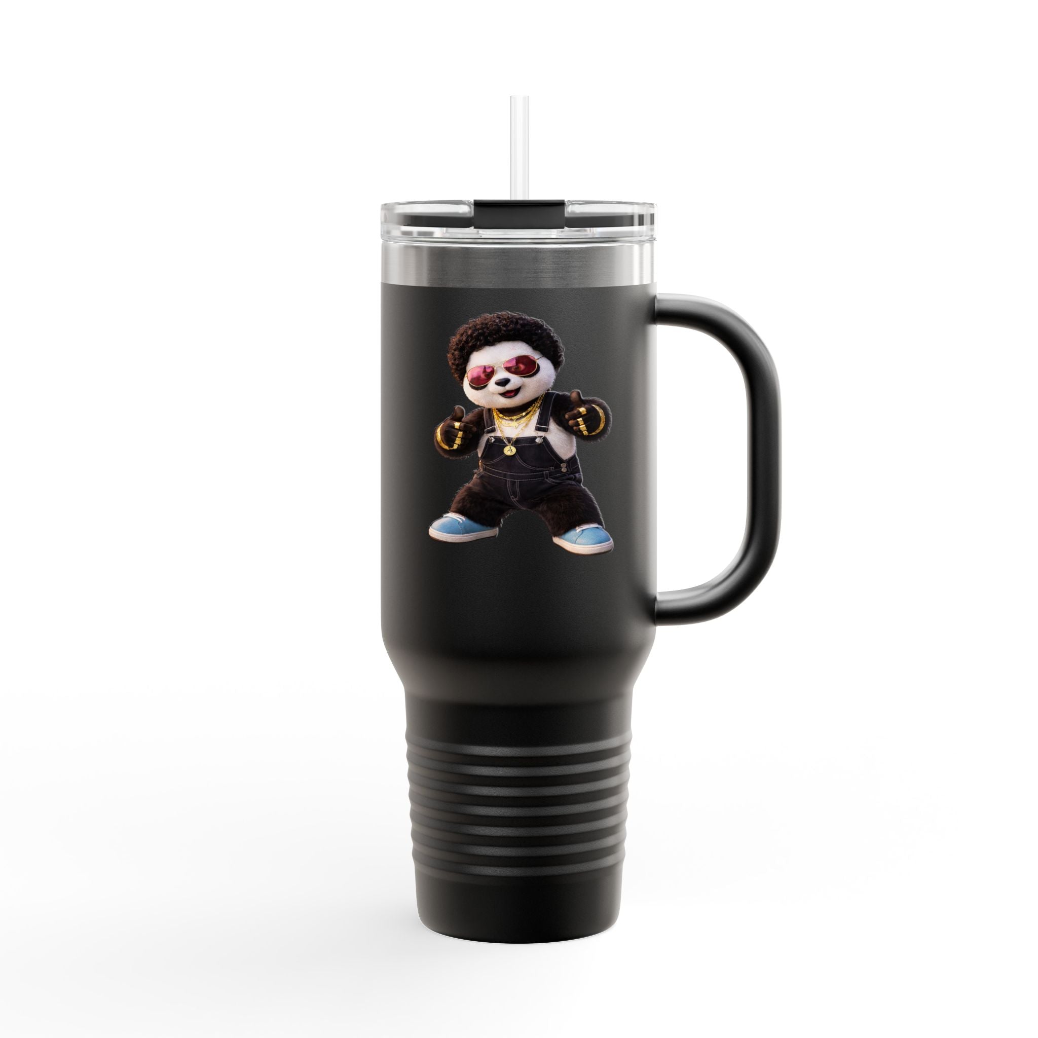 Pandín Funny Quote 40oz Travel Mug | Insulated Tumbler, Spill‑Resistant