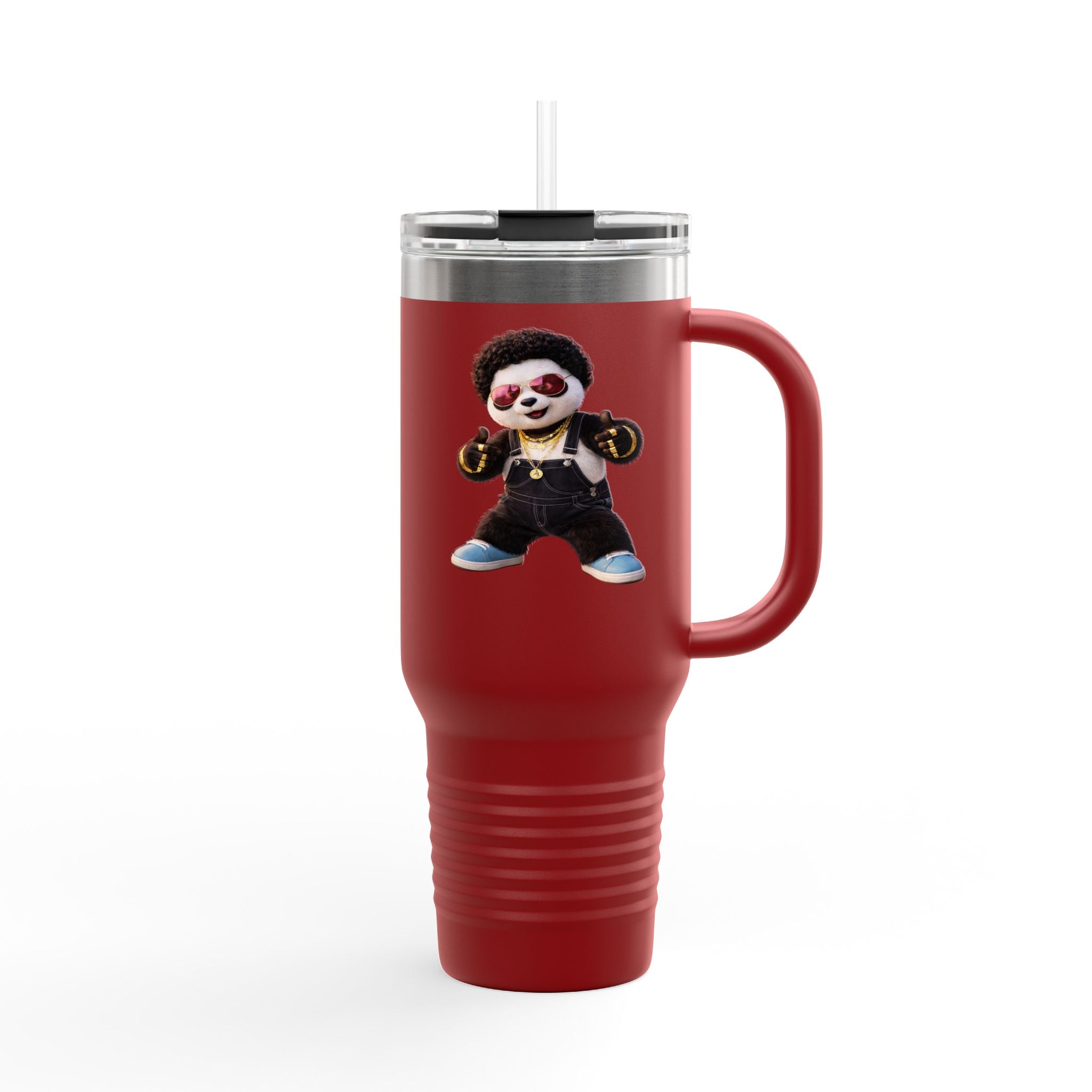 Pandín Funny Quote 40oz Travel Mug | Insulated Tumbler, Spill‑Resistant