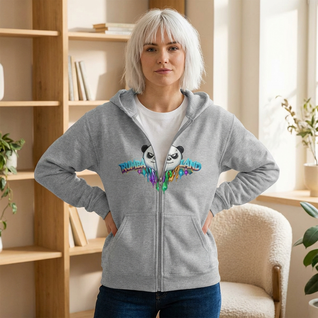 Unisex Heavy Blend™ Full Zip Hooded Sweatshirt ( Rumba Land )