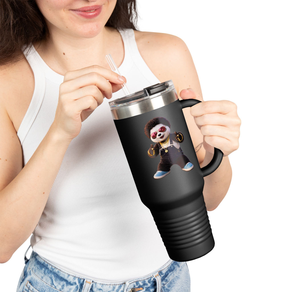 Pandín Funny Quote 40oz Travel Mug | Insulated Tumbler, Spill‑Resistant