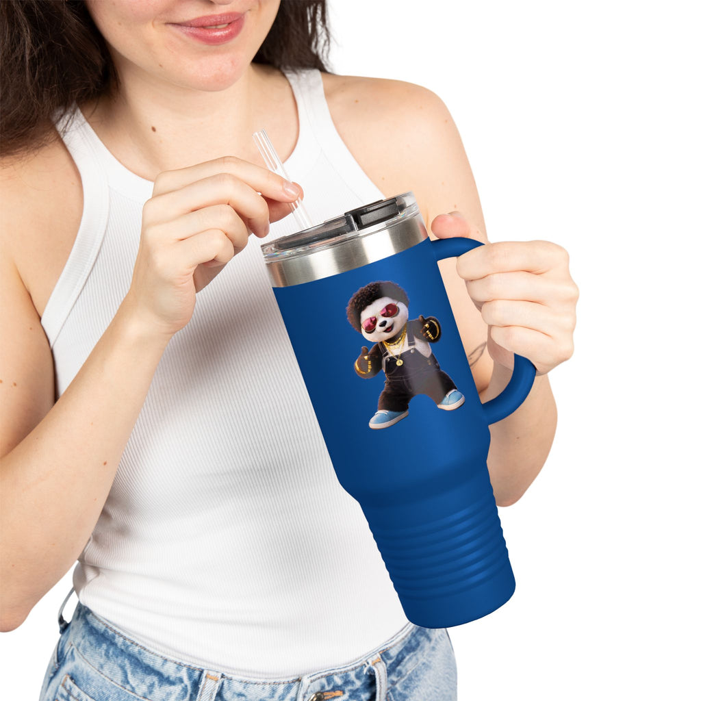 Pandín Funny Quote 40oz Travel Mug | Insulated Tumbler, Spill‑Resistant